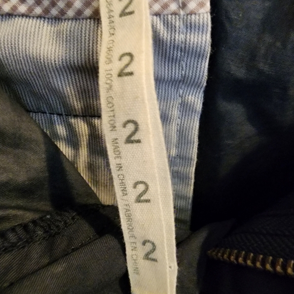 Navy blue paper boy shorts in a size 2 - Picture 4 of 5